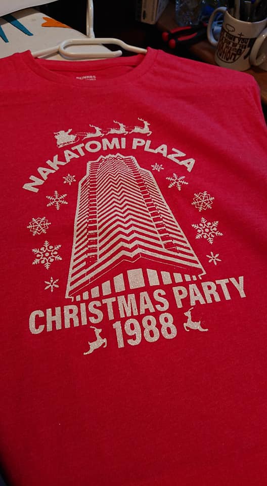 Red Nakatomi Plaza shirt